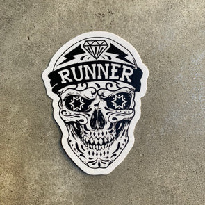 Runner Skull Sticker