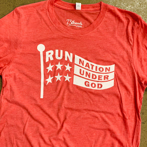 Run Nation Under God - flag design
