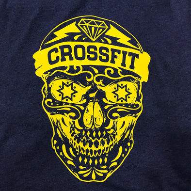 Crossfit Skull - Yellow Ink