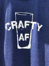 Crafty AF - Beer pint glass