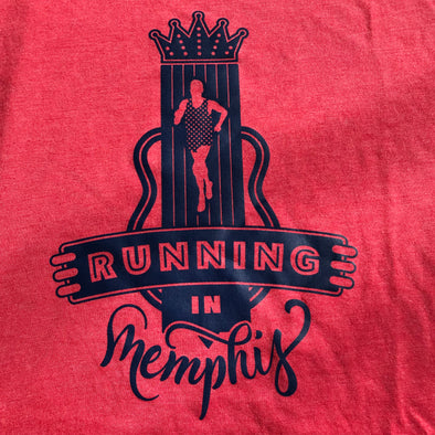 Running in Memphis - Sign - Navy Ink
