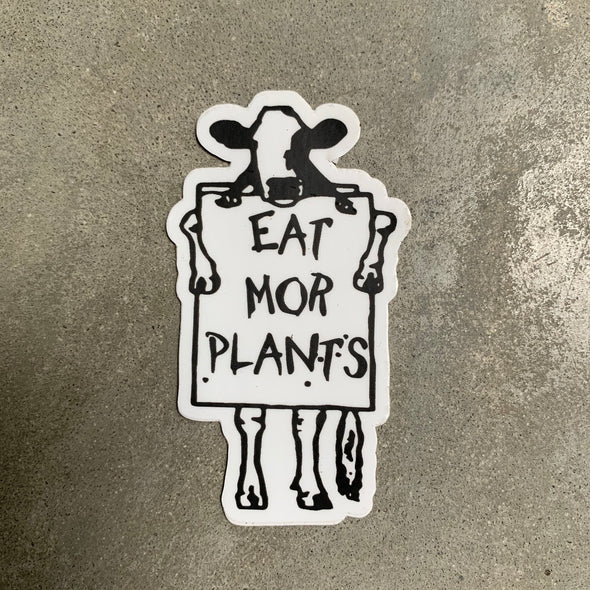 Eat Mor Plants - Sticker